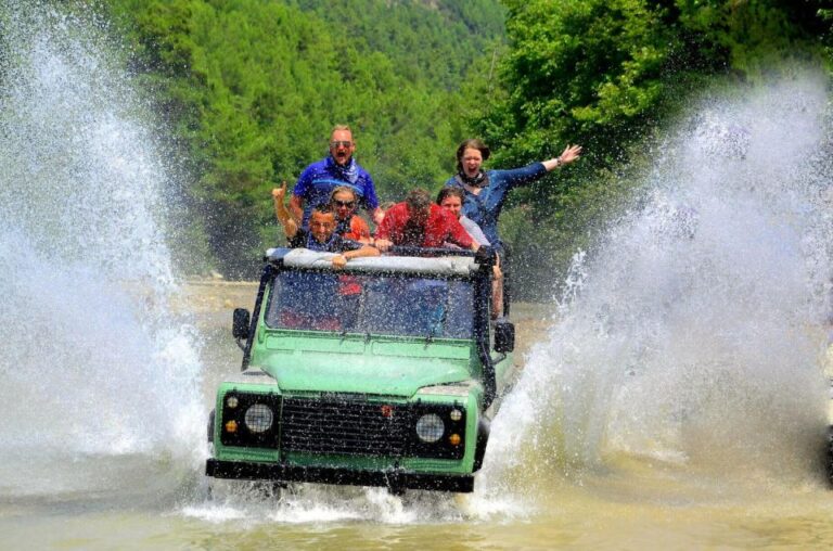 Antalya: Super Combo Quad, Buggy, Rafting & Zipline W/lunch Activity Overview