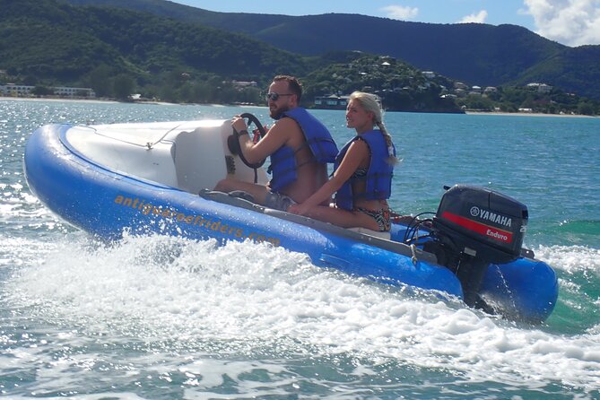 Antigua Reef Riders Self Drive Boat And Snorkeling Tour Pricing And Capacity