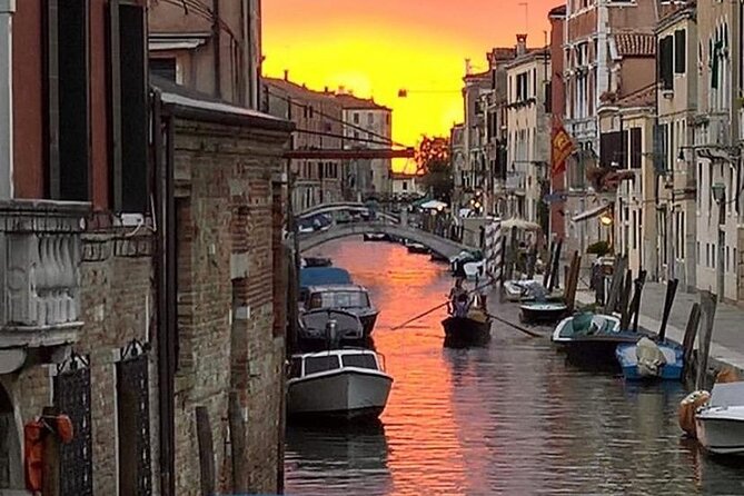 Aperitif At Sunset In The Venice Lagoon On A Private Boat. Overview Of The Experience