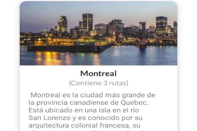 App Self Guided Tours Montreal With Audioguide Meeting Point And Pickup