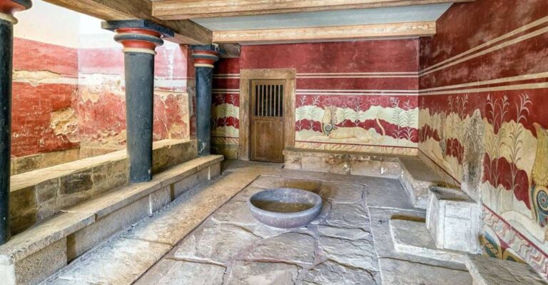 Archaeological Museum & Knossos Palace Guided Tour Half Day Tour Overview