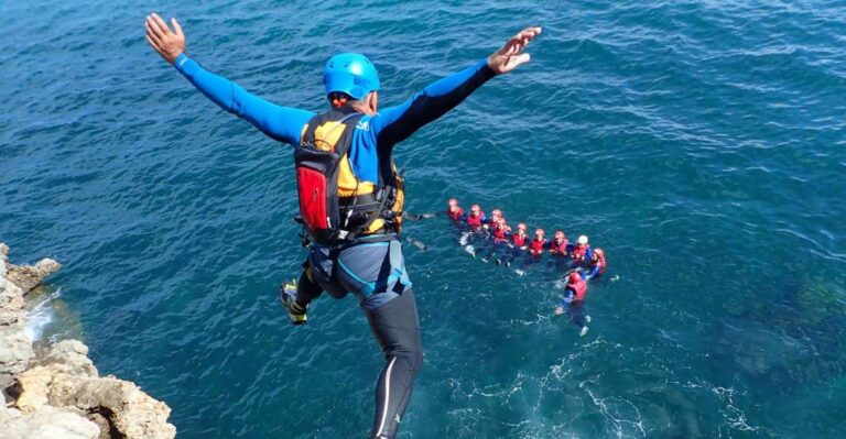 Arrábida Natural Park: Coasteering Trip With Speedboat Ride Activity Overview