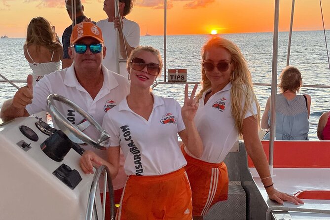 Aruba Happy Hour Sunset Sail With Savory Bites And Cocktails Sail To Spectacular Sunset