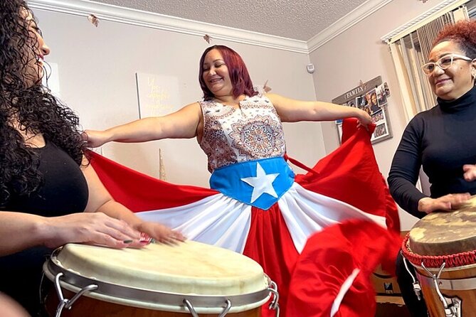 Baila Conmigo Puerto Rican Historical Dance Tour & Food Bomba Dance Lessons