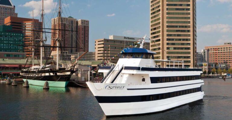 Baltimore: Inner Harbor Buffet Brunch, Lunch, Or Dinner Cruise Overview