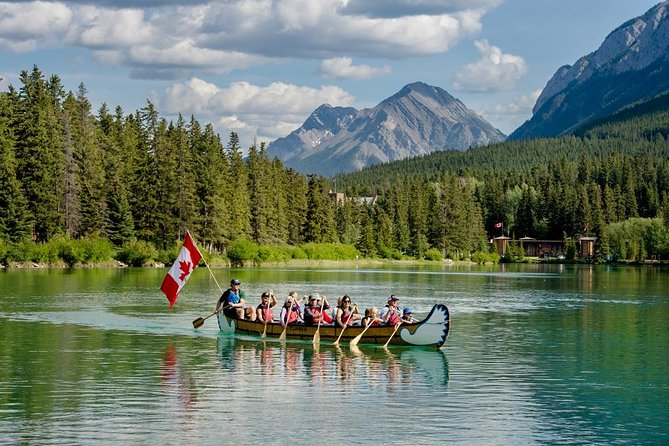 Banff National Park Big Canoe Tour Overview Of The Canoe Adventure