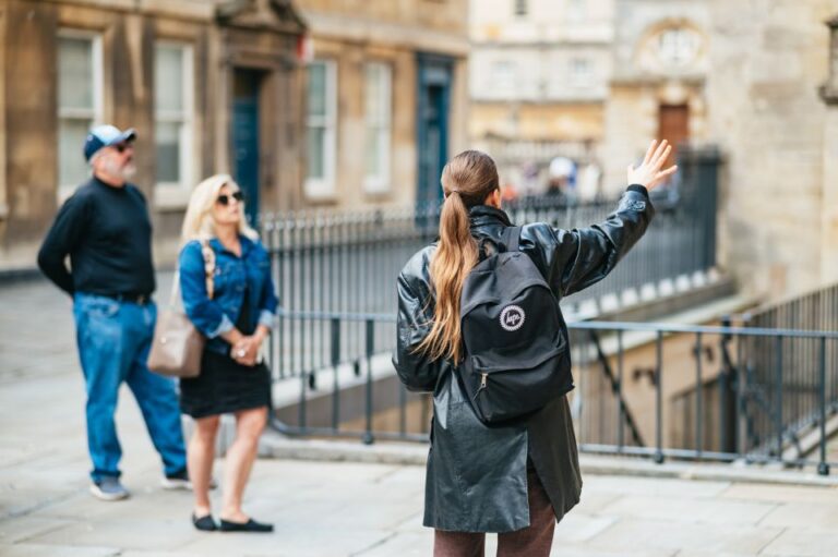 Bath: City Walking Tour With Optional Roman Baths Entry Baths Architectural Highlights