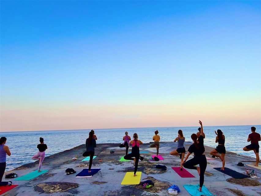 Beach Yoga Class and Swimming - Sliema - Class Overview