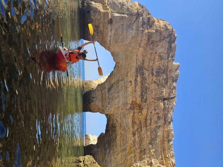 Benagil Beach: Kayak Rental With Caves And Cliffs Activity Overview