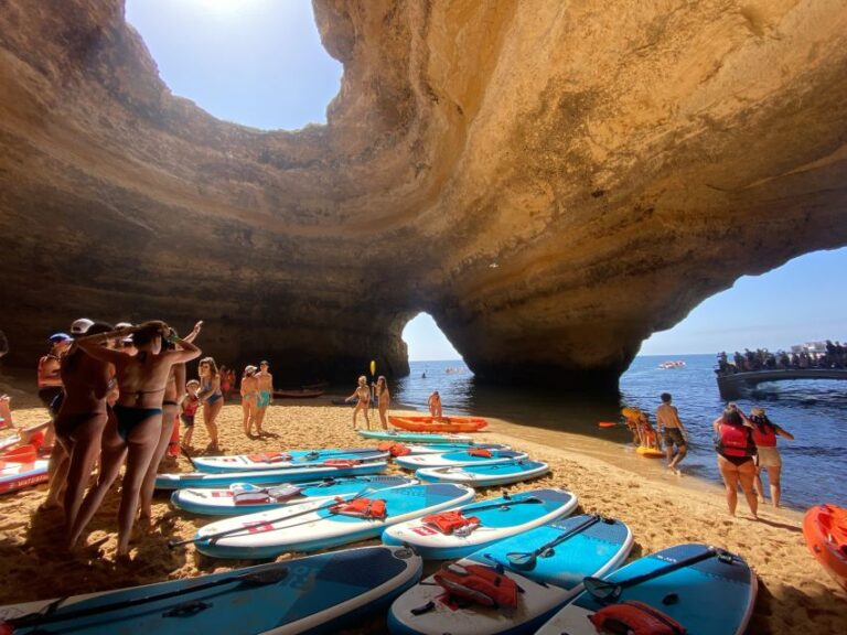 Benagil: Benagil Cave Stand Up Paddleboard Tour At Sunrise Tour Activity And Duration