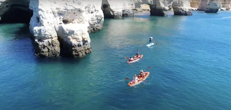 Benagil: Caves, Coves & Secret Beaches Guided Kayaking Tour Tour Overview