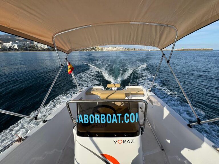 Benalmádena: Costa Del Sol License Free Boat Rental Boat Rental Overview