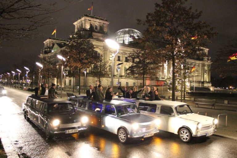 Berlin: 1.5 Hour Winter Lights Tour By Trabi Limousine Tour Details