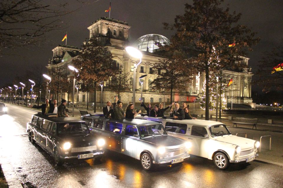 Berlin: 1.5-Hour Winter Lights Tour by Trabi Limousine - Tour Details