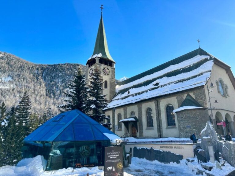 Bern Private Tour: Zermatt Village & Glacier Paradise Overview Of Zermatt Village