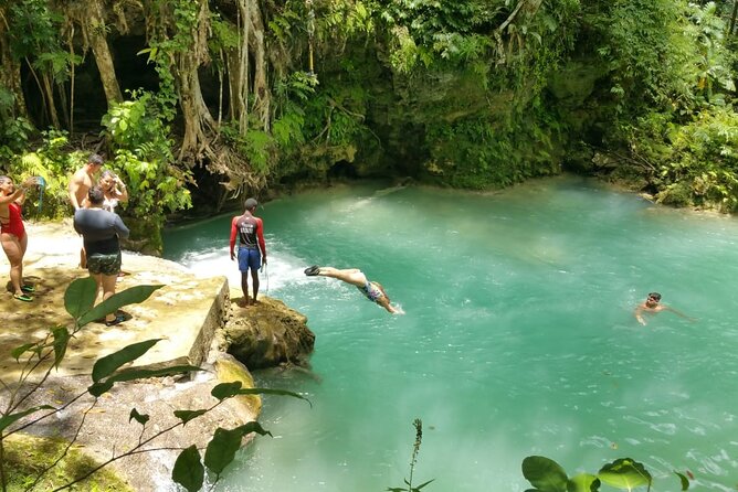 Blue Hole/secert Falls And Dunns River Combo Tour Highlights Of The Tour