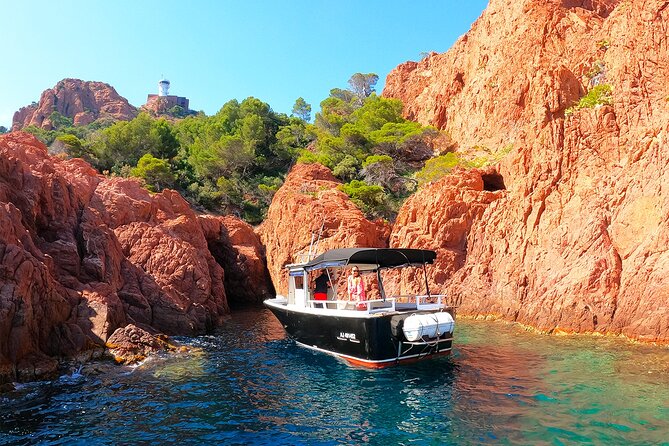 Boat Excursion From Fréjus Calanques Estérel 2h45 Stunning Calanques Estérel