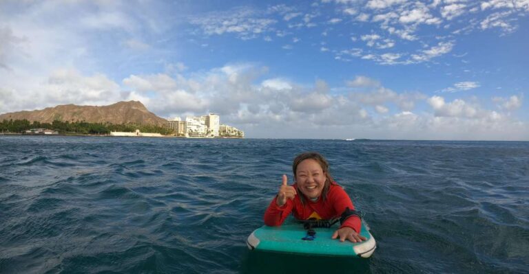 Bodyboard Lesson In Waikiki, 3 Or More Students, 13+ Activity Details