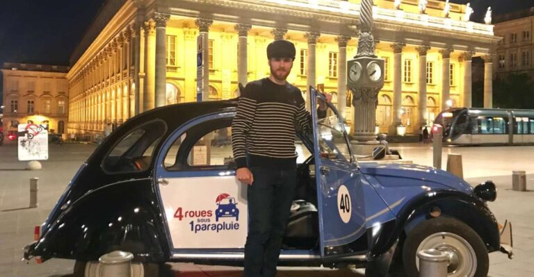 Bordeaux By Night: Private Tour In A Citroën 2cv Tour Duration And Inclusions