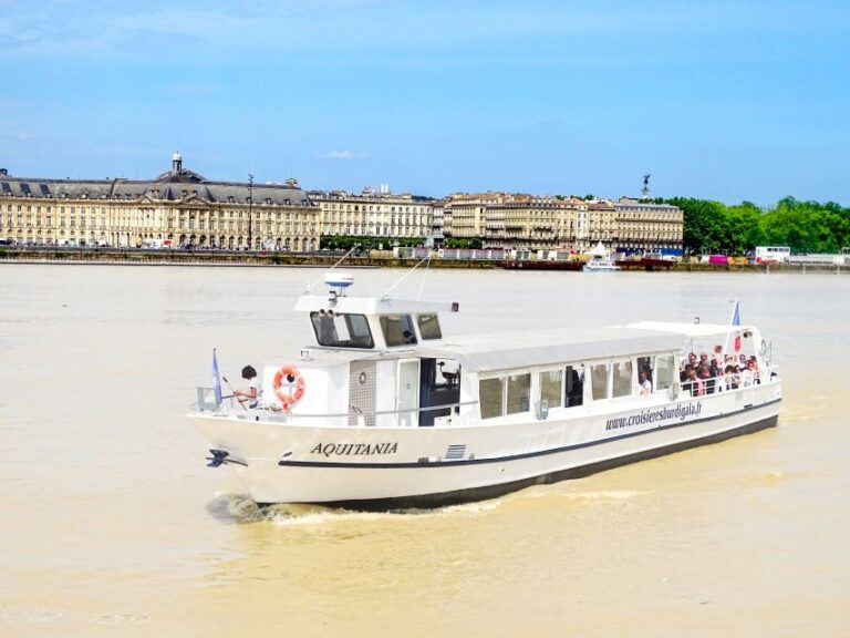 Bordeaux: Guided River Cruise Overview Of The Guided Cruise