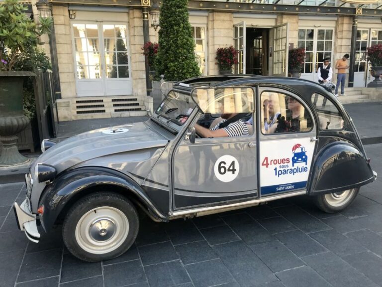 Bordeaux: Private Tour In A Citroën 2cv 1h30 Detailed Commentary From The Driver