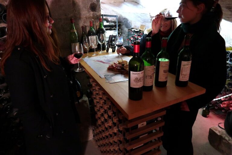 Bordeaux: Vintage Wine Tasting With Charcuterie Board Overview Of The Experience