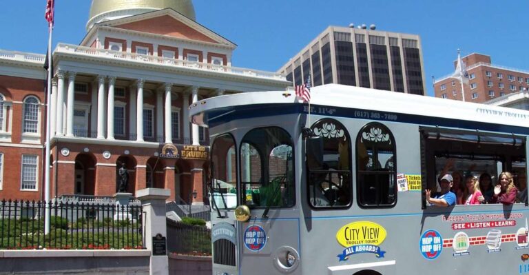 Boston: Hop On, Hop Off Trolley Ticket Tour Experience Highlights