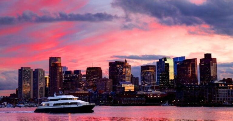 Boston: Sunset Skyline Cruise With Commentary Activity Overview