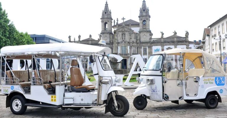 Braga: Tuk Tuk City Tour Tour Overview