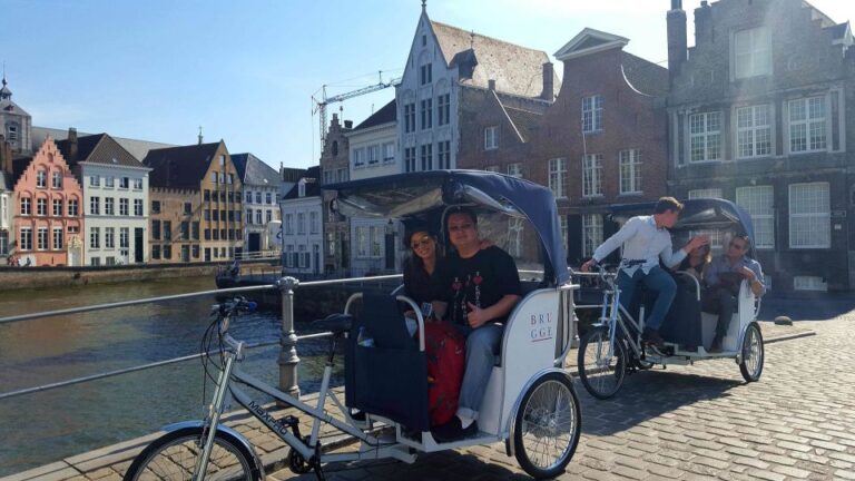 Bruges: Private Guided Tour By Pedicab Tour Overview