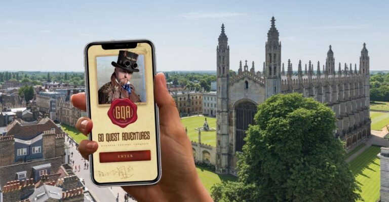 Cambridge: Self Guided City Walk & Interactive Treasure Hunt Activity Overview