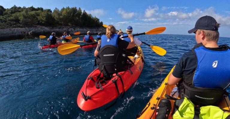 Cape Kamenjak: Guided Kayak Tours Snorkeling, Cave & Cliff Tour Overview