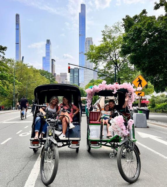 Central Park Pedicab Guided & Private Tours Starting And Drop Off Locations