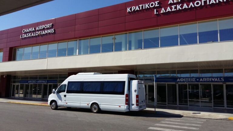 Chania Airport (chq) To/from Chania Suburbs Zone 2 Service Overview And Pricing