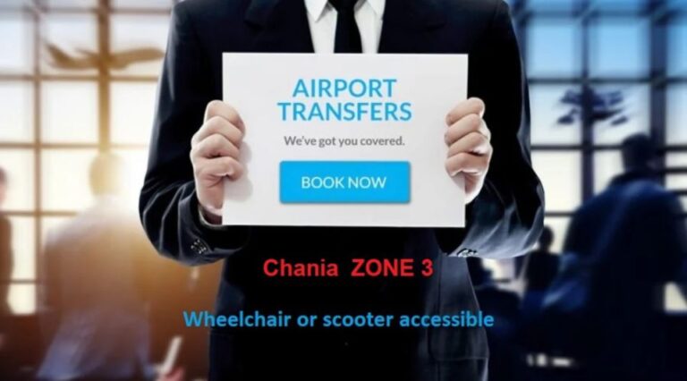 Chania Airport (chq) To/from Chania Suburbs Zone 3 Service Overview