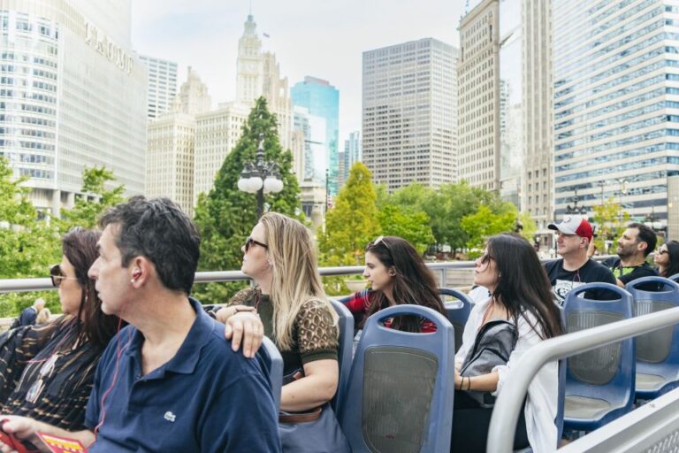 Chicago: Hop On Hop Off Sightseeing Tour By Open Top Bus Tour Overview And Pricing