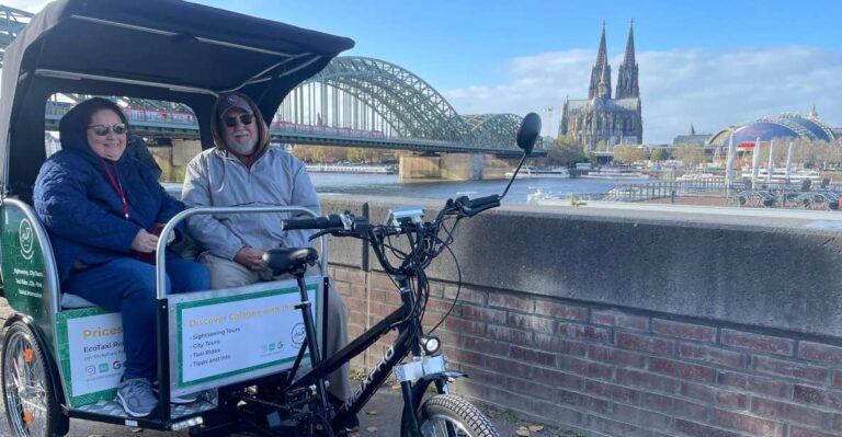 Cologne: Private Rickshaw Tour Tour Overview