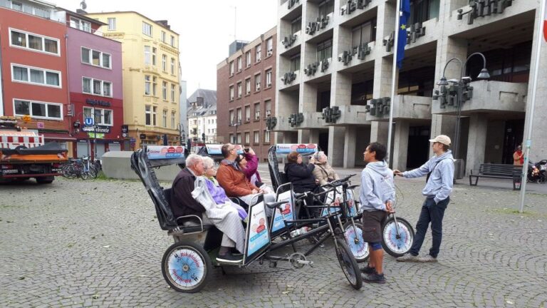 Cologne: Rickshaw Sightseeing Tour Exploring Colognes Historic Cathedral