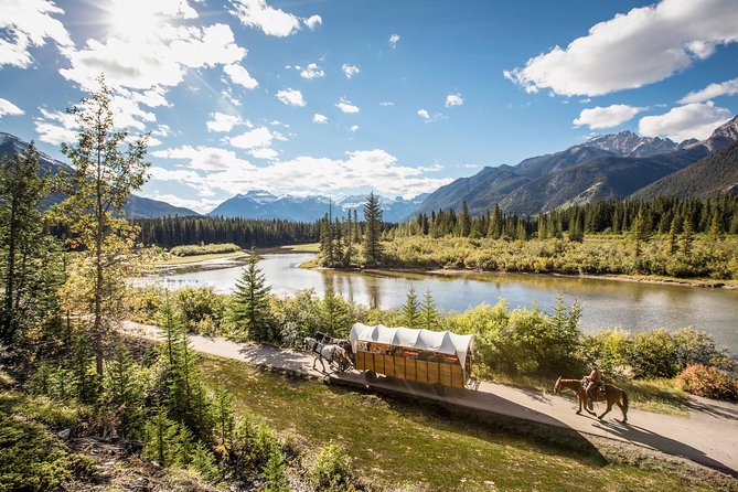 Covered Wagon Ride In Banff With Western Cookout Overview