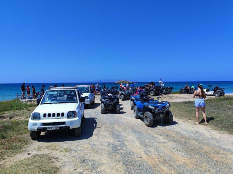 Crete :5h Safari Heraklion With Quad,jeep,buggy And Lunch Overview Of The Safari Experience