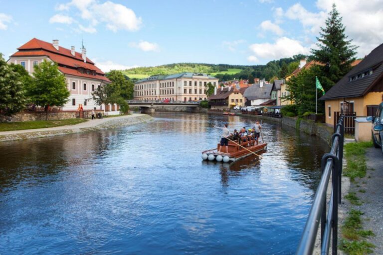 Czech Krumlov: Wooden Raft River Cruise Overview Of The Cruise