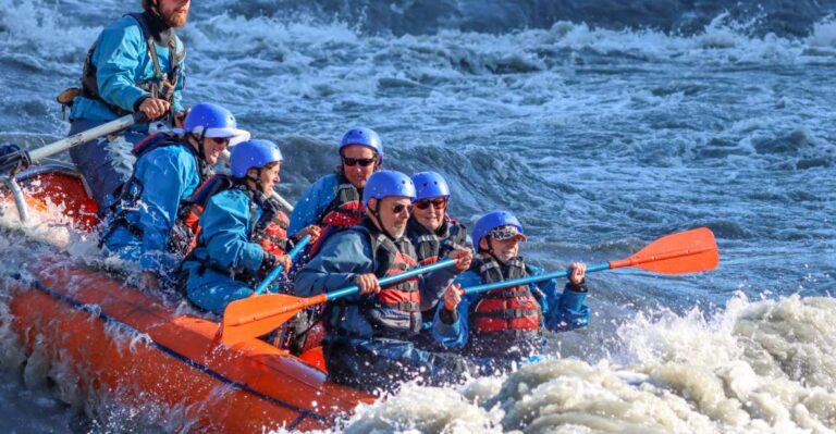 Denali, Alaska: Canyon Wave Raft Class Iii Iv Paddle/oar Overview Of The Activity