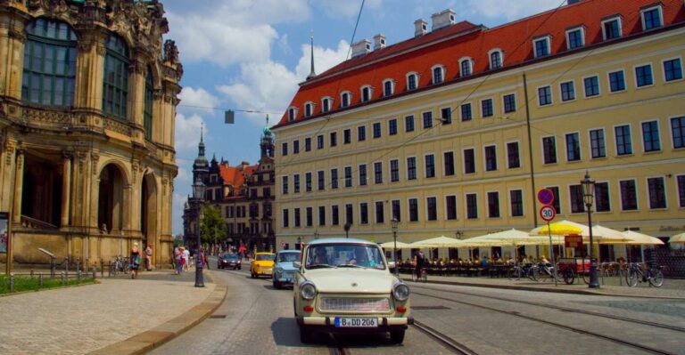 Dresden: 75 Minute Trabi Safari Overview Of The Trabi Safari