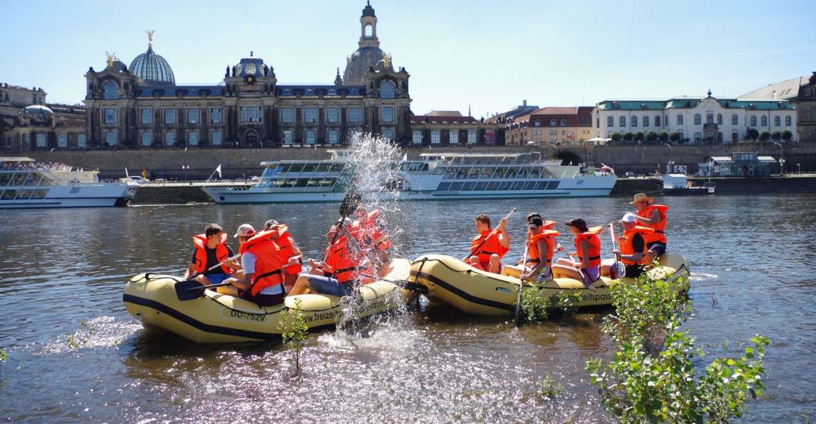 Dresden: Private Inflatable Boat Tour With Beer Garden Stop - Tour Overview