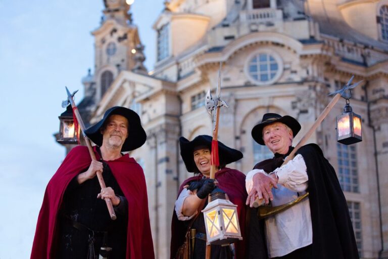 Dresden: The Original Night Watchman Tour In Lantern Light Dresdens Historic Old Town