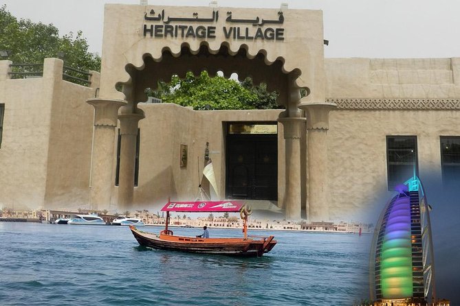 Dubai City Tour: Old & New Dubai Abra Ride, Palm Island, Souks - Exploring Old Dubai Town