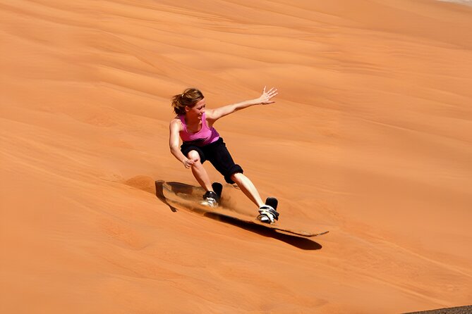 Dubai Desert Safari With Quad Bike, Sand Boarding & Bbq Dinner Inclusions And Dining Options