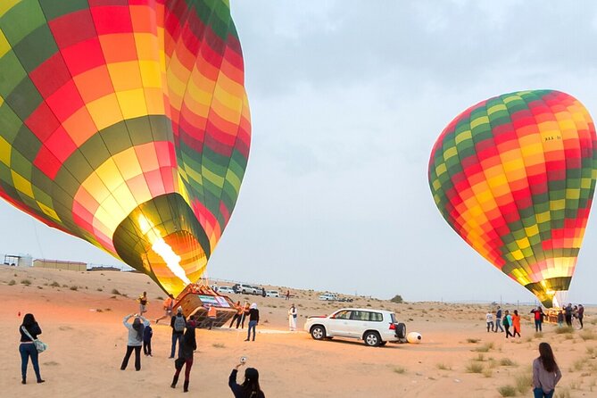 Dubai Hot Air Balloon Ride With Breakfast, Falconry & Camel Ride Magical Experiences In Dubai