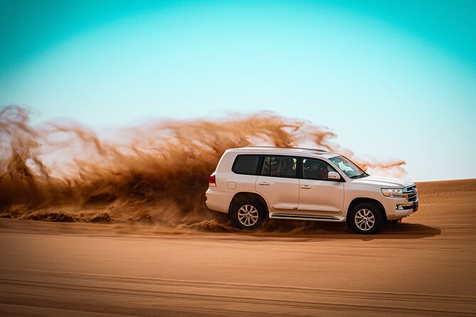 Dubai Spectacular Desert Sunrise With Dune Bashing & Camel Ride - Inclusions and Exclusions