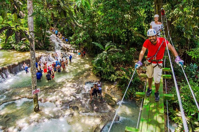 Dunns River Climb and Zipline Over The Falls - Overview of the Adventure